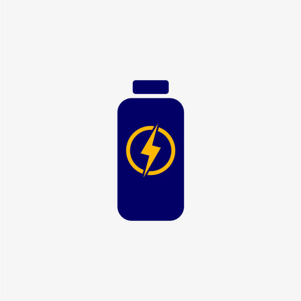 энергетический логотип вектор шаблон дизайн иллюстрация - solarenergy stock illustrations