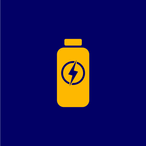 энергетический логотип вектор шаблон дизайн иллюстрация - solarenergy stock illustrations