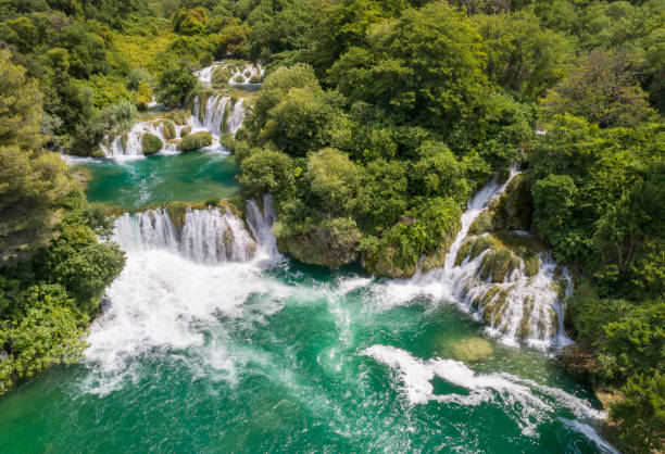 istock Krka National Park Waterfalls, Croatia 1002625150
