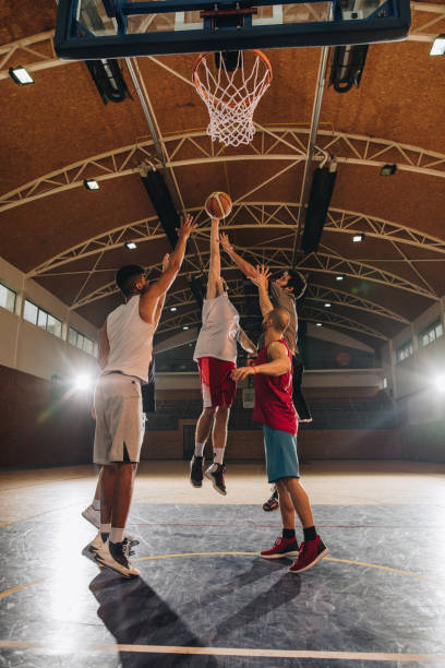 istock Basketball match on the court! 1002650072