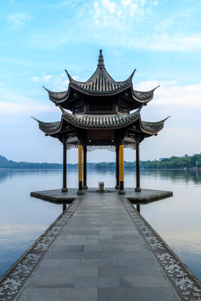 istock Hangzhou west lake jixian pavilion 1002653034