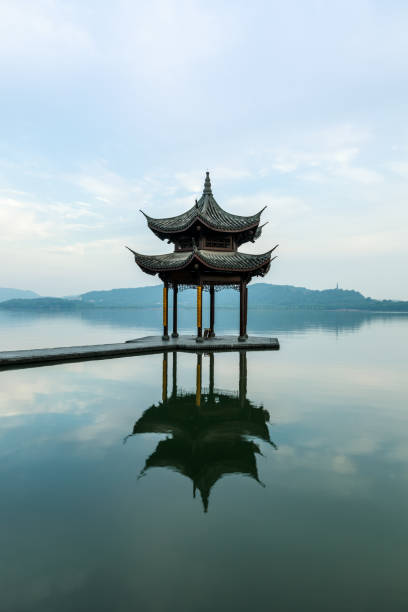 istock Hangzhou west lake jixian pavilion 1002655210