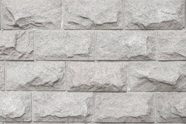 jasnoszary szorstki marmurowy kamień tekstury - seamless brick repetition pattern zdjęcia i obrazy z banku zdjęć