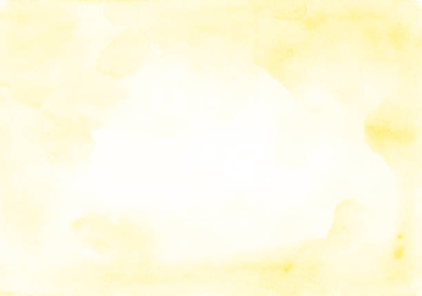 istock Flawless yellow watercolor frame as a canvas for a designer or for text congratulations. 1002685034