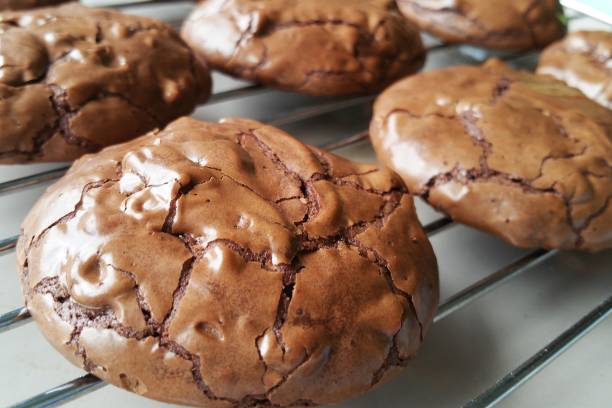 istock Dark chocolate brownie cookies 1002709910