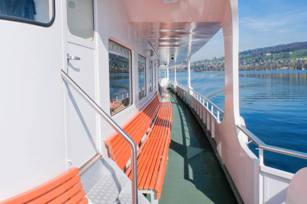 istock The outside deck of a ferry on lake Lucerne 1002713932