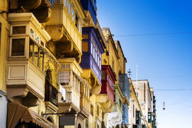 istock Typical street view of Valletta in Malta 1002715514