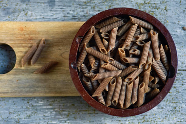 istock uncooked buckwheat penne rigate 1002728966