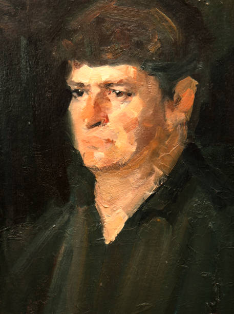 istock Oil painting, handmade 1002729578
