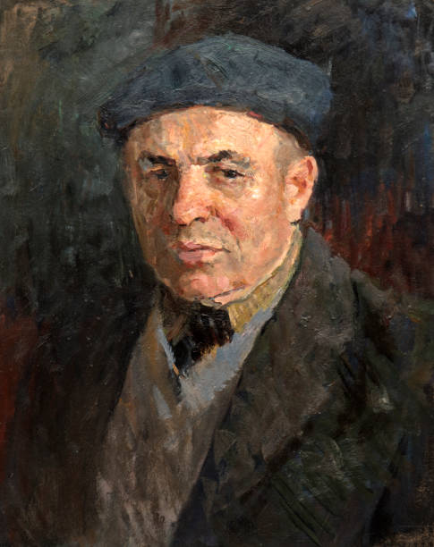 istock Oil painting, handmade 1002729864