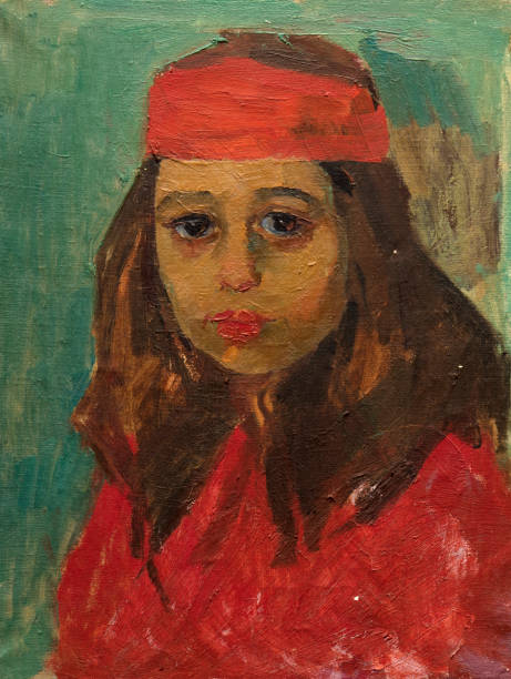 istock Oil painting, handmade 1002732294