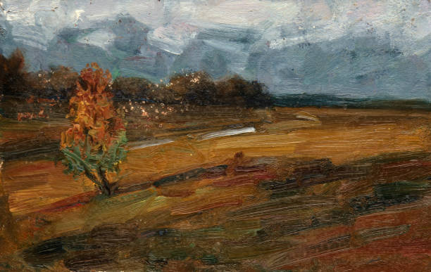 Oil painting, handmade