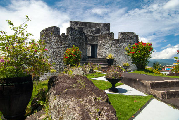 Fort Tolukko Ternate Fort Tolukko is a small fortification on the east coast of Ternate facing Halmahera. It was one of the colonial forts built to control the trade in clove spices, which prior to the eighteenth century were only found in the Maluku Islands. ternate stock pictures, royalty-free photos & images