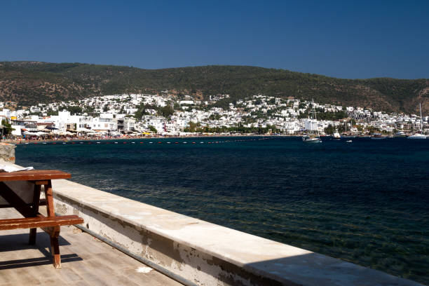 istock Bodrum, view from Mugla, Turkey. Port with sailing boats 1002736740
