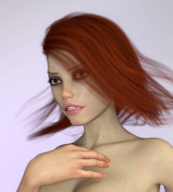 istock Attractive young woman with blowing hair 1002741584