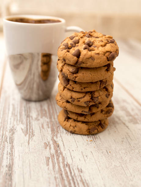 biscotti & caffè - biscotti cookie morning temptation foto e immagini stock