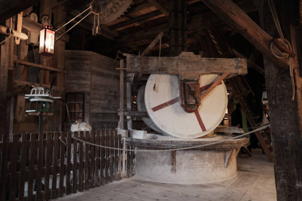 Inside od an old wooden windmill.See my other COUNTRY LIFE photos: