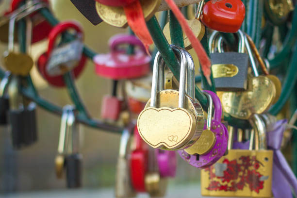 istock lock of newlyweds 1002768772