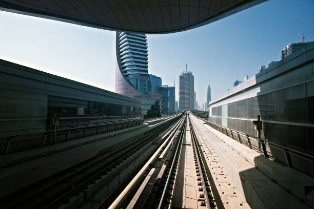 istock Subway tracks in the united arab emirates 1002777892