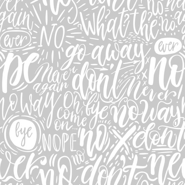 istock Hand lettering doodle seamless pattern with words of protest. Can be used for postcard, poster, print, greeting card, t-shirt, phone case design. Vector illustration 1002778102