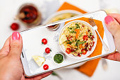 Smartphone photo of bulgur salad