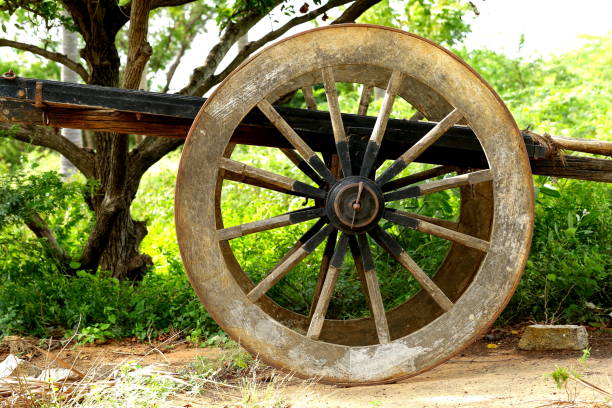 carrello bullock vintage - cowbird foto e immagini stock