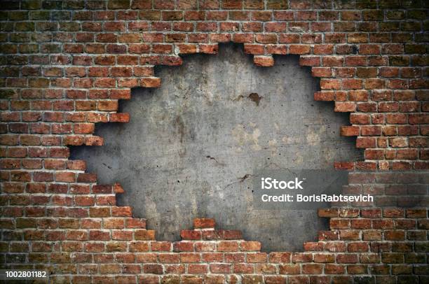 Evaluación condensador Estadístico Muro De Ladrillo Rojo Dañado Fondo Foto de stock y más banco de imágenes de  Pared de ladrillos - Pared de ladrillos, Pared, Ladrillo - iStock
