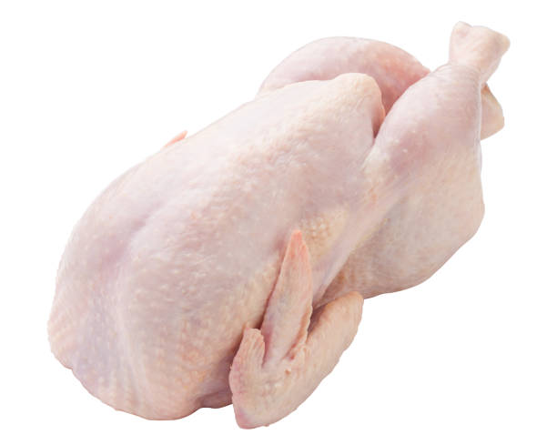 istock Raw fresh chicken, clipping path, on white background, isolated 1002801912