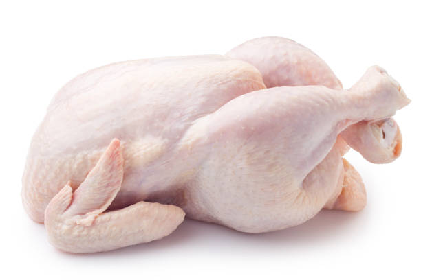 istock Raw fresh chicken, clipping path, on white background, isolated 1002802056