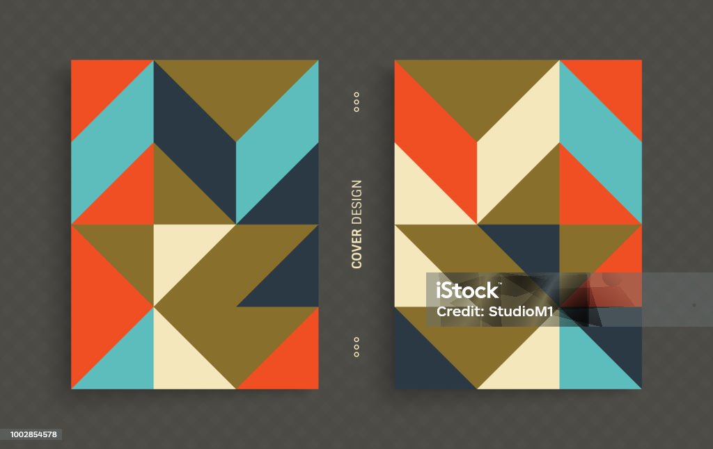 Cover design template for advertising. Abstract colorful geometric design. Pattern can be used as a template for brochure, annual report, magazine, poster, presentation, flyer and banner. Pattern stock vector