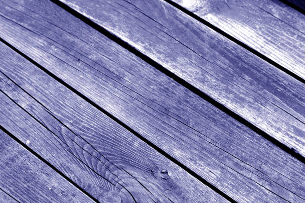 motivo a pavimento in legno con effetto sfocatura in tonalità blu. - 11325 foto e immagini stock