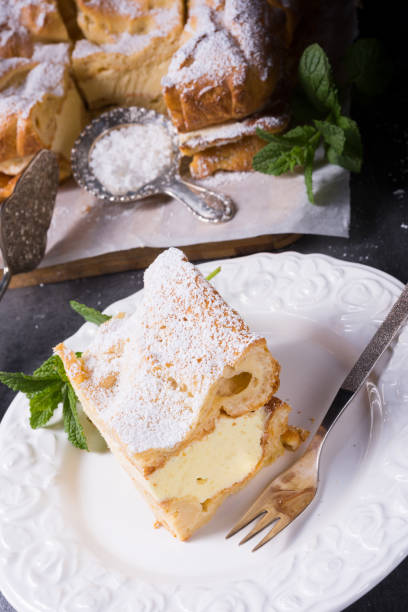 istock Karpatka is a traditional Polish cream pie 1002875850