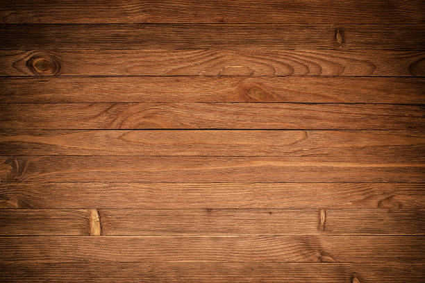 wood texture plank grain background, wooden desk table or floor, old striped timber board - wood table imagens e fotografias de stock