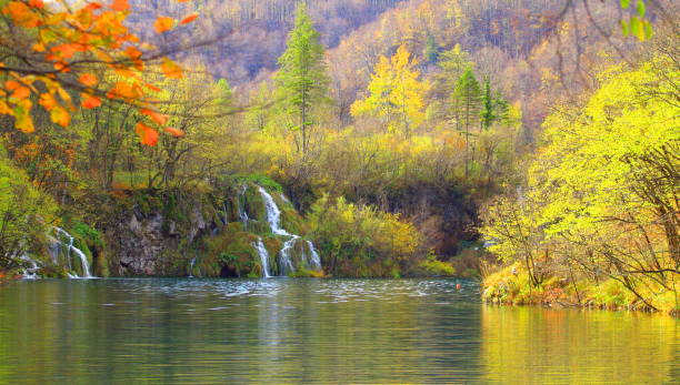 istock Fall landscape, National park Plitvice lakes, Croatia 1002886132