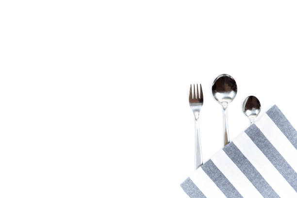istock Set of Cutlery, forks and spoons. Copy space 1002893220