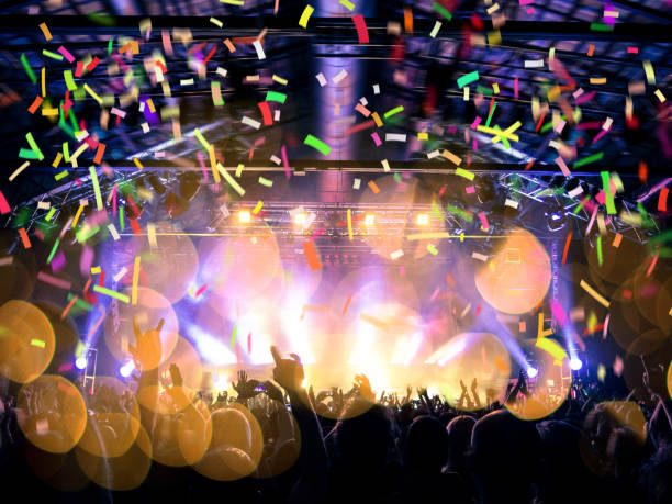 istock Filming concert on smart phone 1002917318