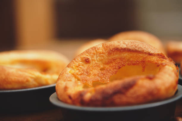 istock Freshly cooked Yorkshire Puddings. 1002978412