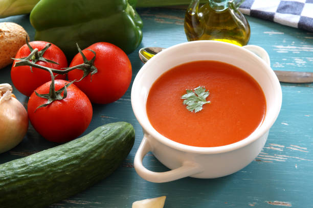 istock Gazpacho Tomato Soup and Drink 1002983244