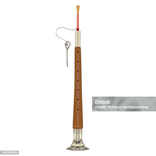 Shehnai Instrument Vector Vector Illustration Of Traditional Indian Shehnai Stock Illustration ...