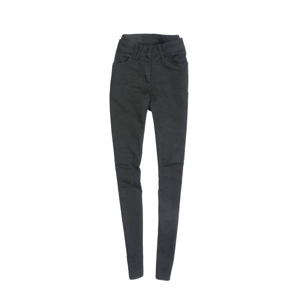 istock Black jeans on a white background. Isolate. Fashionable concept 1003020428