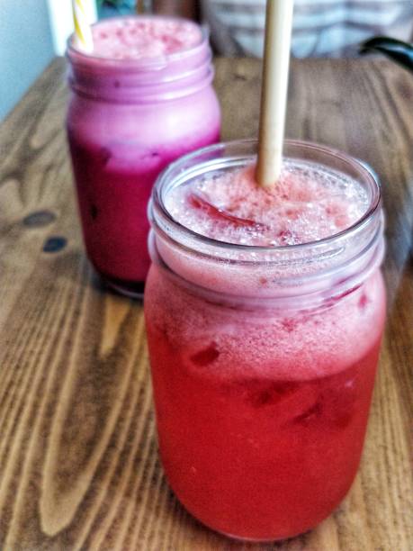 istock Fresh watermelon fruit juice in a jar 1003047712
