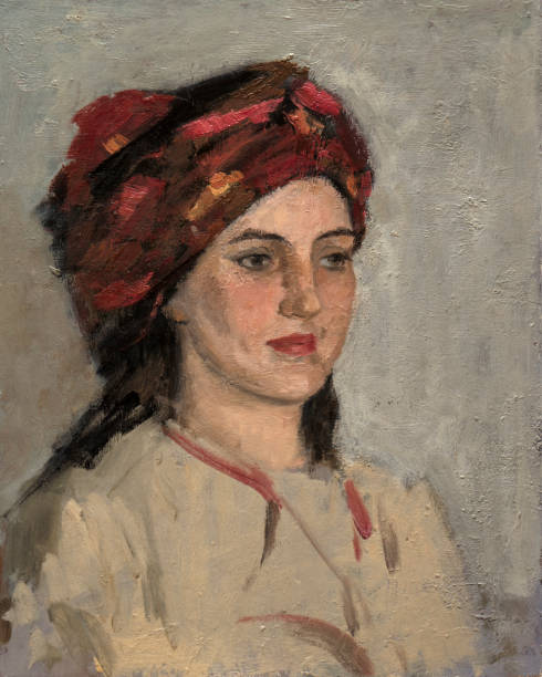 istock Oil painting, handmade 1003067260