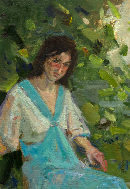 Oil painting, handmade
