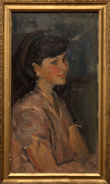 istock Oil painting, handmade 1003067594