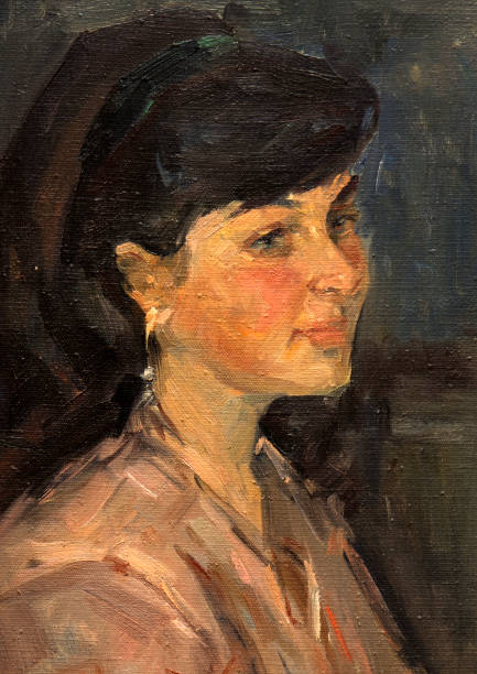 istock Oil painting, handmade 1003067658