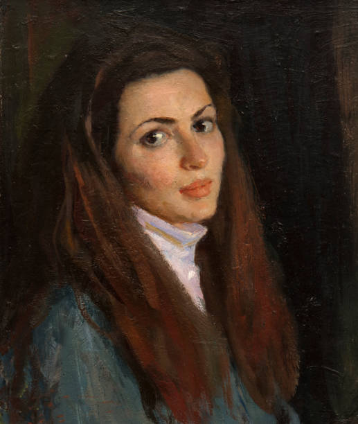 istock Oil painting, handmade 1003067778