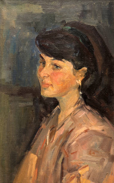 istock Oil painting, handmade 1003068214