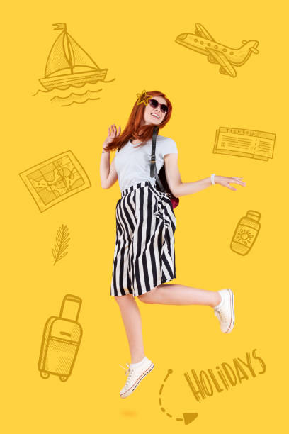 istock Positive teacher jumping while being on holidays 1003089356
