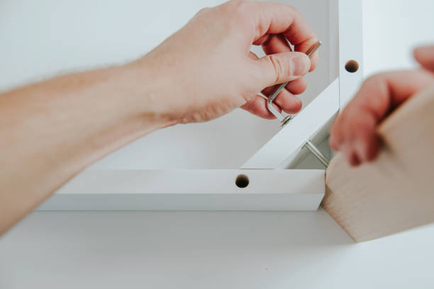 istock Self-assembly of furniture. 1003093516