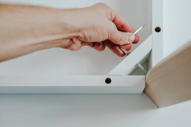 istock Self-assembly of furniture. 1003093558